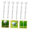 BESPORTBLE 250pcs Professional Reusable Golf Tees Unbreakable Golf Pegs Scale Design Ball Holders Spikes Outdoor Training Aids view 4