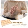AOKWAWALIY Jewelry Organizer Dresser Drawers Compartment Jewelry Pillow Display Jewelry Drawer Dividers Necklace House Decorations for Dresser Adorn Tray Diverder Jewelry Display Tray Wooden view 2