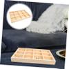 AOKWAWALIY Jewelry Organizer Dresser Drawers Compartment Jewelry Pillow Display Jewelry Drawer Dividers Necklace House Decorations for Dresser Adorn Tray Diverder Jewelry Display Tray Wooden view 4