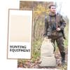 Toddmomy Canvas Tote Bags Bulk Drawstring Camping Bag for Storage Travel Hunting Home Hotel Dormitory Large Capacity view 2