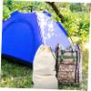 Toddmomy Canvas Tote Bags Bulk Drawstring Camping Bag for Storage Travel Hunting Home Hotel Dormitory Large Capacity view 4