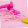 Toddmomy 3pcs Gymnastics Training Rope Cotton Artistic Rope for Flexibility and Coordination for Gymnastics and Competition Practice Vibrant view 2