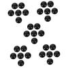 BESPORTBLE 4sets Trampoline Leg Covers Trampoline Protective Cover Patch Accessories Accessory Rod Caps 6pcs*4 view 1