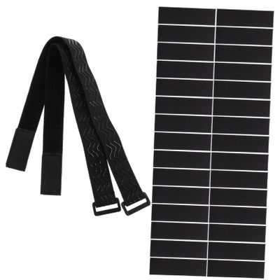 AOKWAWALIY 1 Set Anti-drop Strap Elastic Pant Elastic Adjustable Boot Belt Football Girdle Adjustable High Boot Straps Anti-slip Strap Elastic Straps Boots Anti-dropping Belt Polyester Black