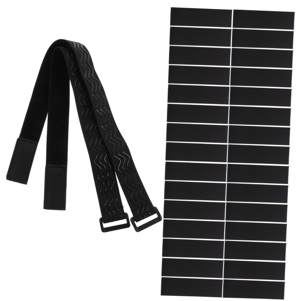 AOKWAWALIY 1 Set Anti-drop Strap Elastic Pant Elastic Adjustable Boot Belt Football Girdle Adjustable High Boot Straps Anti-slip Strap Elastic Straps Boots Anti-dropping Belt Polyester Black
