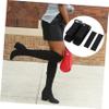 AOKWAWALIY 1 Set Anti-drop Strap Elastic Pant Elastic Adjustable Boot Belt Football Girdle Adjustable High Boot Straps Anti-slip Strap Elastic Straps Boots Anti-dropping Belt Polyester Black view 2