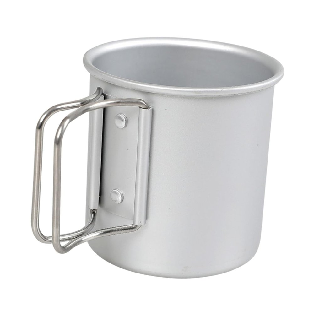 PAMINGONO Portable Foldable Camping Mug Lightweight High-grade Outdoor Water Cup for Coffee Juice and Beverages Camping Hiking and Travel Use