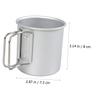 PAMINGONO Portable Foldable Camping Mug Lightweight High-grade Outdoor Water Cup for Coffee Juice and Beverages Camping Hiking and Travel Use view 2