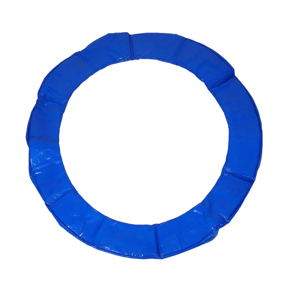HONMEET 1pc Trampoline Protection Pad Guard Cover for Round Trampolines Easy to Install Safety Mat Pe Material for Outdoor Use Fits Diameter Blue