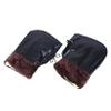 PLAFOPE Windproof Pu Outdoor Cycling Gloves Durable Winter Hands Protector for Motorbike and Bicycle Riding Warm Comfortable Design view 1