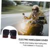 PLAFOPE Windproof Pu Outdoor Cycling Gloves Durable Winter Hands Protector for Motorbike and Bicycle Riding Warm Comfortable Design view 2