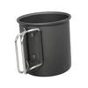 PAMINGONO Collapsible Camping Water Cup Foldable Aluminum Mug for Tea Coffee Beverages Comfortable Grip Design view 1