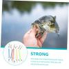 COOLHIYA 6pcs Heavy Duty Coiled Lanyard Retractable Safety Rope for Fishing Hiking Camping and Outdoor Activities and Flexible Design view 3