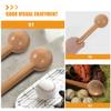 Happyyami Baseball Glove Mallet Kit Glove Mallets Wood Hammer for Catchers Mitt Youth Sliding Mitt view 2