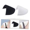 AOKWAWALIY 4 Pairs Suit Shoulder Pads Reusable Shoulder Pads Push up Shoulder Pads Shoulder Pads for Clothing Shoulder Pads for Women Clothing Anti Slip Shoulder Pads Sponge view 4