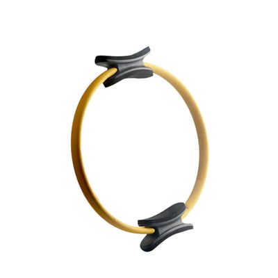 COOLHIYA Yoga Training Wheel with Anti-Slip Handle Portable Flexible Yoga Ring for Exercise and Strength Training for Backbends and Muscle Toning Mixed Color