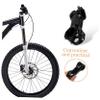 WHAMVOX Mountain Bike Handlebar Stem Bike Parts Bike Adjustable Stem Aluminum Alloy Bike Stem view 2