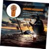 WOONEKY 1pc Portable Solar Powered Camping Lantern Led Light for Outdoor Use Emergency Night Fishing Multi-Purpose Random view 4