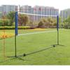 Portable Volleyball Badminton Tennis Net Set with Adjustable Height Stand, Foldable Lightweight Frame, Durable Oxford Mesh, Carrying Bag for Indoor Outdoor Use, Quick Setup Backyard Beach (Black,10FT) view 2