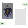 ASEDFGT Flag of Massachusetts Golf Towel 16 x 24 Inch Golf Towels for Golf Bags Polyester Golf Towel with Carabiner Clip Men and Women Golf Accessories view 2