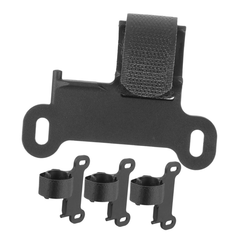 Sosoport 4pcs Pump Holder Fixing Strap Bike Pump Clip for Easy Installation Support for Bike Types