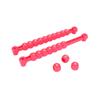 KOMBIUDA 2pcs Durable Foosball Score Keeper Multifunctional Scoring Counters for Table Soccer Easy to Install with Keys Red view 1
