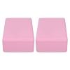 Pink Yoga Block Foam Blocks Provides Stability and Balance for Yoga Pilates Meditation Nonslip EVA Yoga Blocks 2 Pack view 1