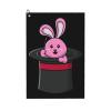 ASEDFGT Cute Bunny Holding Wand in Magic Hat Golf Towel 16 x 24 Inch Golf Towels for Golf Bags Polyester Golf Towel with Carabiner Clip Men and Women Golf Accessories view 1