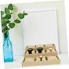 Yardenfun 1set Multi Grids Handcrafted Watch Tray Organizer Soft Burlap Material Cell Storage for Jewelry Rings and Watches Display for Home and view 3