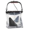 ROMISBABA Portable Folding Water Pail Convenient Camping Fishing Bucket for Outdoor Use Transparent Eva Material Soft Large view 1