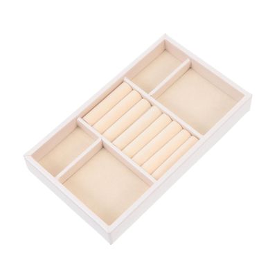 ANDRESLAD Stackable Jewelry Organizer Decorative Earring Plate Jewelry Display Tray