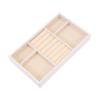 ANDRESLAD Stackable Jewelry Organizer Decorative Earring Plate Jewelry Display Tray view 1