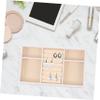ANDRESLAD Stackable Jewelry Organizer Decorative Earring Plate Jewelry Display Tray view 2