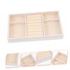 ANDRESLAD Stackable Jewelry Organizer Decorative Earring Plate Jewelry Display Tray view 3