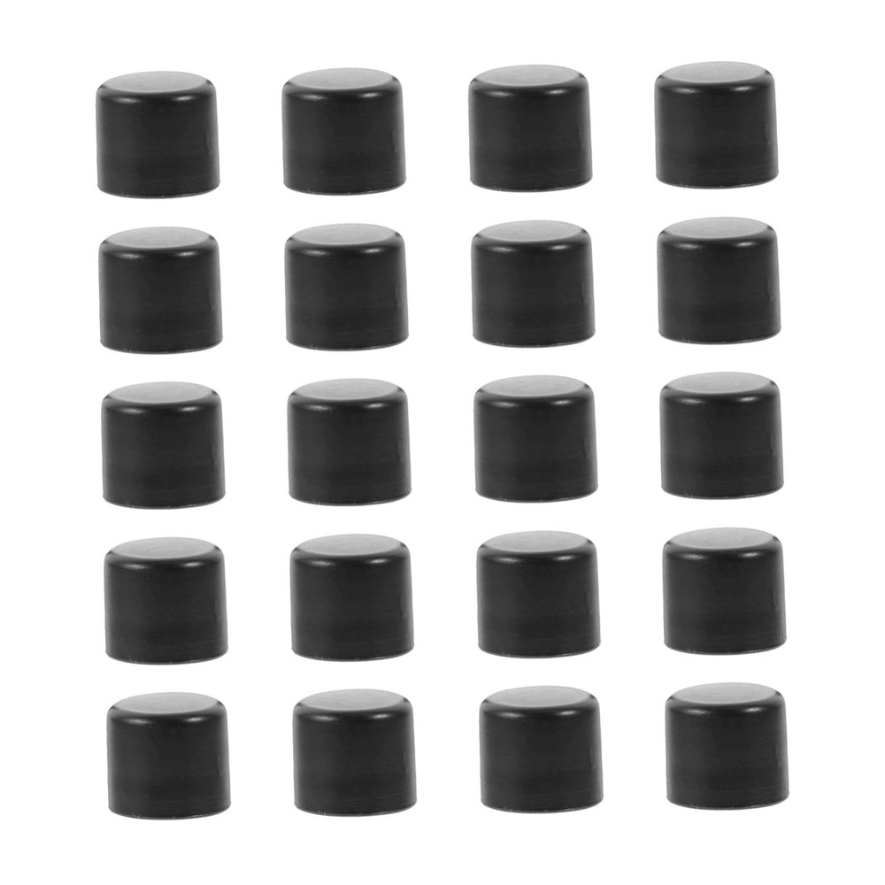 TOYANDONA 20pcs Foosball Table Rod End Caps Protective Soccer Machine Stick Caps for Table Soccer Easy to Install for Replacing Worn