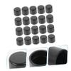 TOYANDONA 20pcs Foosball Table Rod End Caps Protective Soccer Machine Stick Caps for Table Soccer Easy to Install for Replacing Worn view 3