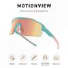 EYEGLAD MOTIONVIEW Sports Sunglasses Outdoor HD High Contrast UV400 Running Baseball Softball Sports Eco-friendly (Milky Blue) view 3