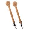 KOMBIUDA 2pcs Portable Wooden Baseball Glove Mallet Softball Mitt Shaper for Breaking Comforting Fit Essential Tool for Baseball Softball Players view 1