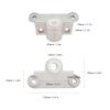 Zoeyilan 2 Pcs Boat Aluminum Oarlock Socket, Oarlock Support Bracket, Top Mount Rowlock, 14mm Side Mount Socket, for Yacht RV Marine Boats view 3