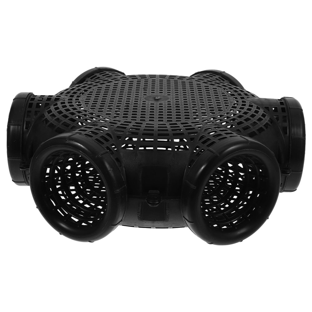 KOMBIUDA 6holes Fishing Bait Cage for Carp Bait Bucket Fish Holder Ice Fishing Trap