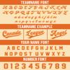 Custom Pinstripe Jerseys Baseball for Woman Men Kid Youth, Personalied Button Down Sport Baseball Jersey with Team Name Logo with Sand Orange Jersey for Team Player view 4