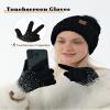 DS DADOU&XIAOSHAN Winter Gloves For Women, Womens Gloves With Touchscreen Fingers For Cold Weather Thermal Mitten Fleece Line view 4
