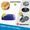 Westant Match Buddy Pickleball Trainer - Pickle Ball Practice Rebounder with 2 Balls, Pickleball Training Aids for Adults, Kids, for Self Practice (Orange) view 3