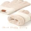 DS DADOU&XIAOSHAN Winter Gloves For Women, Womens Gloves With Touchscreen Fingers For Cold Weather Thermal Mitten Fleece Line view 2