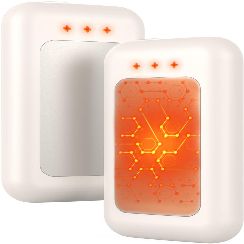 Jerritte Electric Hand Warmers Rechargeable 2 Pack, Rechargeable Hand Warmer, 16 Hrs Portable Hand Warmer for Outdoor Camping Hunting Golf Accessories, Gifts for Women Men Ivory