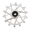12T+16T Rear Puller Guide Wheel Puller Ceramic Bearing: Suitable for SRAM Garbaruk SRAM 11/12 Speed Bicycle Rear Puller Guide Wheel (Silvery Pulleys) view 3