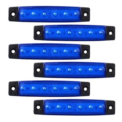 WOONEKY 6pcs Marine Boat Lights Waterproof Led Lights for Boat Abs Material Low Power Consumption