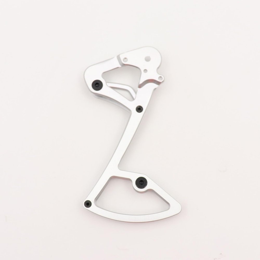 12T+16T Rear Puller Guide Wheel Puller Ceramic Bearing: Suitable for SRAM Garbaruk SRAM 11/12 Speed Bicycle Rear Puller Guide Wheel (Silvery Cage)