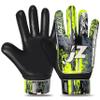 Jazzy Sports Soccer Goalie Gloves for Kids, Youth Goalkeeper Gloves Anti Slip 4mm Latex Palm with Strong Grip Double Wrist Protection (Black 1, Size 7 Suitable for Size S-M Adult) view 1
