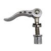 ZHUAYSEJXA Bike seat clamp M8X50/55/60/65/75mm Bicyce Quick Release Screw Bolt Aluminum Bike Seat Post Clamp Lever Skewer Cycling Parts Bike seat clamp Quick Release(M8X65mm Silver Color) view 1